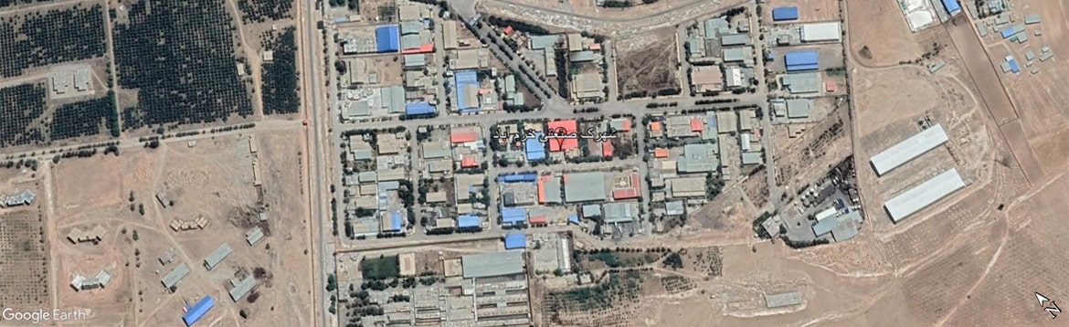 نقشه شرکت در گوگل ارث